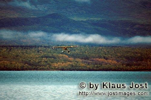 Wasserflugzeug/Buschflugzeug/Alaska        Mit dem Buschflugzeug ist es möglich in die entlegensten La