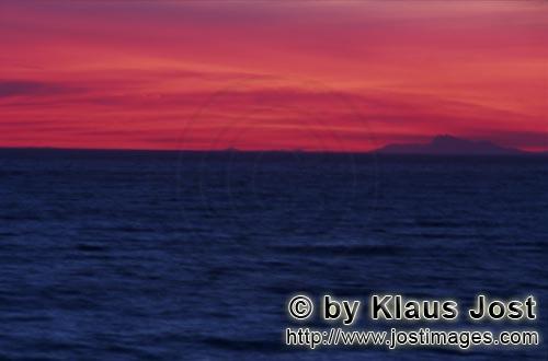 Walker Bay/Western Cape/Südafrika        Sonnenuntergang auf dem Meer        Auf der Heimfahrt von 