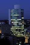 City Bank Frankfurt bei Nacht