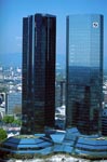 Die Zwillingstürme der Deutschen Bank Frankfurt 