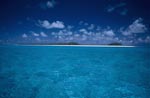 Südseeinsel im endlosen Blau