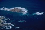 Luftbild Dyer Island, Shark Alley und Geyser Rock