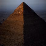 Pyramide Chephren im ersten Morgenlicht