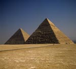 Chephren und Cheops Pyramide in Gizeh