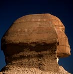 Sphinx von Gizeh - Sphinxkopf im Profil