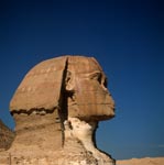 Sphinx von Gizeh - Sphinxkopf im Profil